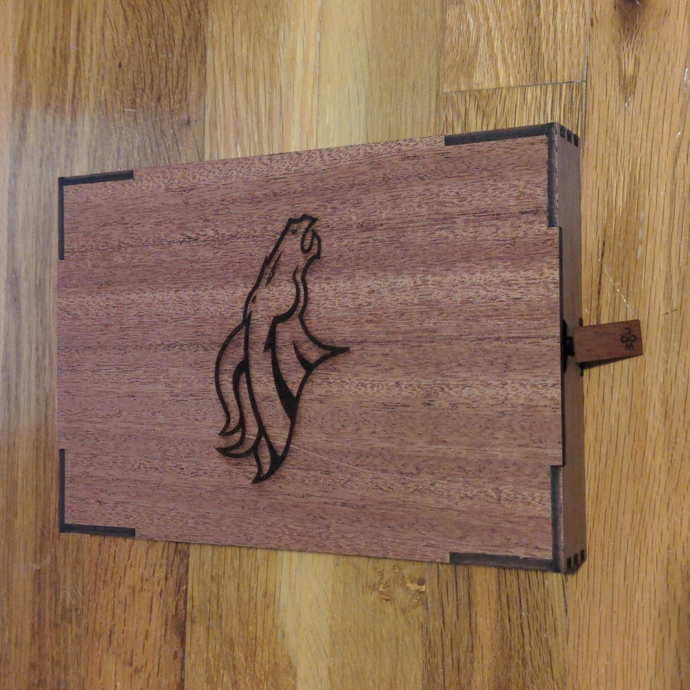 Denver Broncos WoodChuck Wood Lined Notebook Journal Diary with box
